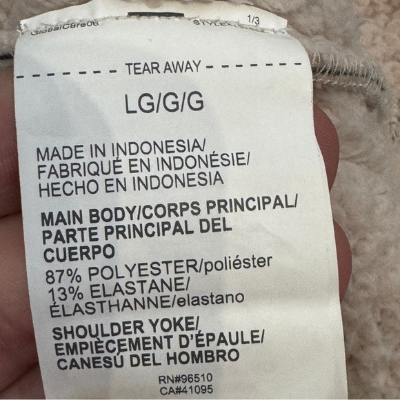 Under Armour Storm ColdGear Green Quilted 1/2 Zip Pullover Sherpa LG - Picture 7 of 7